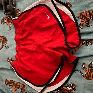 Red Nike shorts size small